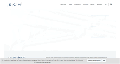 Desktop Screenshot of ecm-pe.de